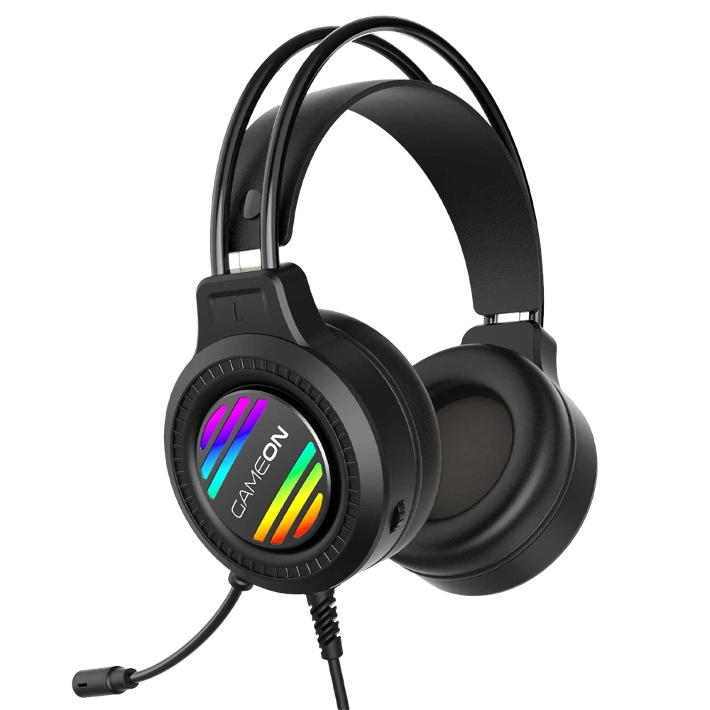 GAMEON GOT100 RAVENSTRİKE RGB USBE 3.5MM OYUNCU KULAKLIĞI SİYAH