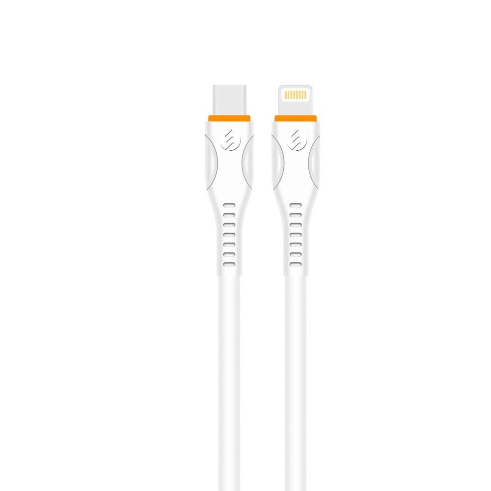 S-LINK SW-C115 TYPE-C TO LİGHTNİNG CABLE 1M GOLD