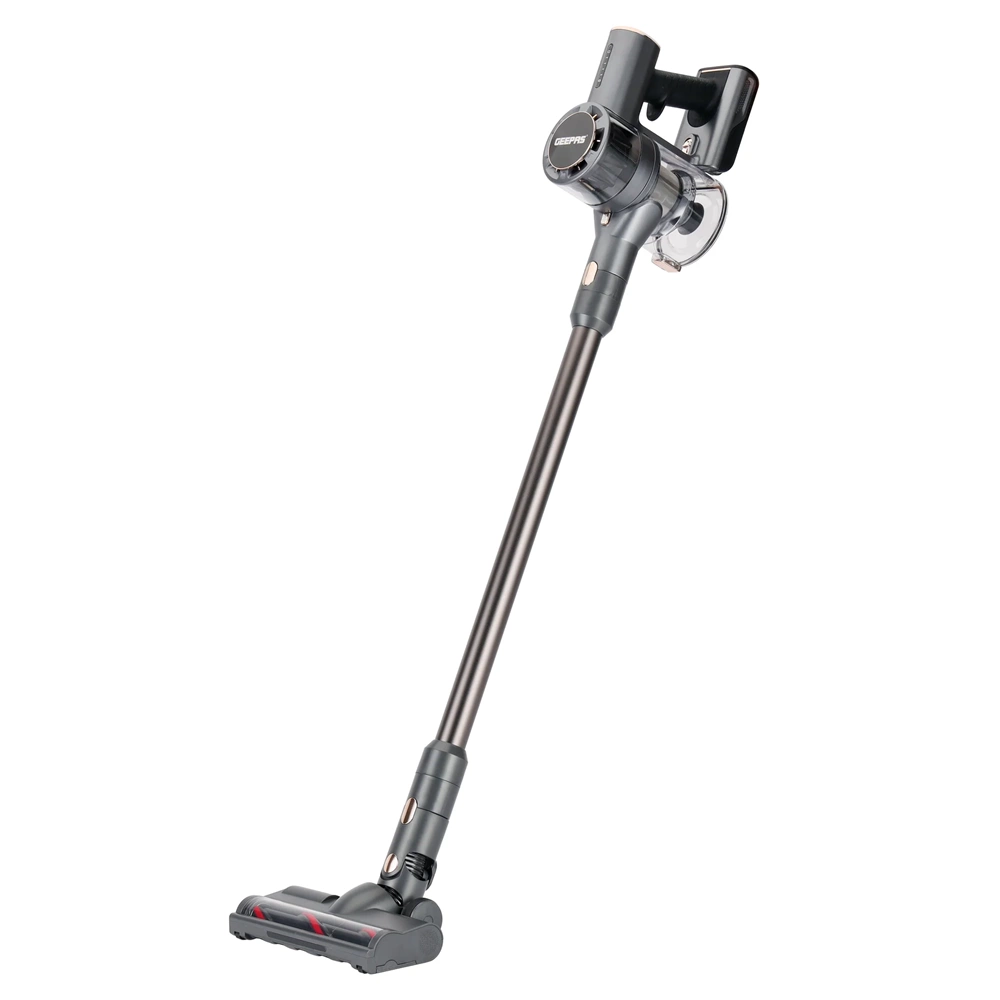 GEEPAS GVC19030 KABLOSUZ DİKEY SÜPÜRGE - 22.2V LİTYUM BATARYALI ÇİFT HIZLI EMİŞ GÜCÜ VE HEPA FİLTRELİ SİKLONİK SİSTEM