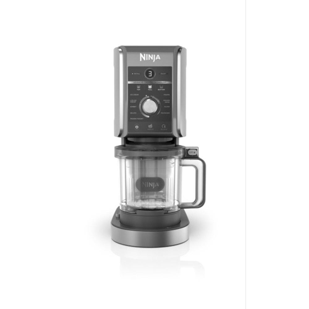 Ninja CREAMi Deluxe 10-in-1 Dondurma ve Buzlu İçecek Makinesi NC501UK