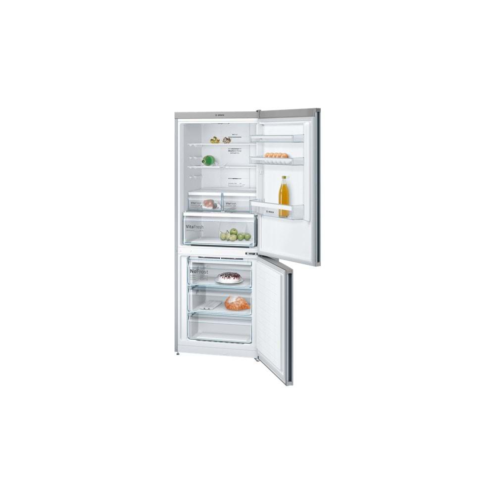 BOSCH KGN49XL30U 435 LİTRE İNOX A++ NO-FROST BUZDOLABI