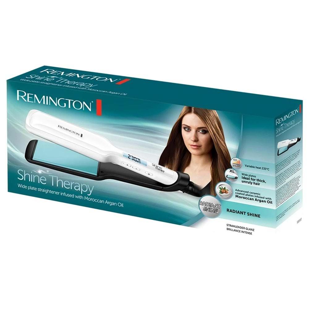 REMİNGTON SHİNE THERAPY WİDE PLATE HAİR STRAİGHTENER S8550