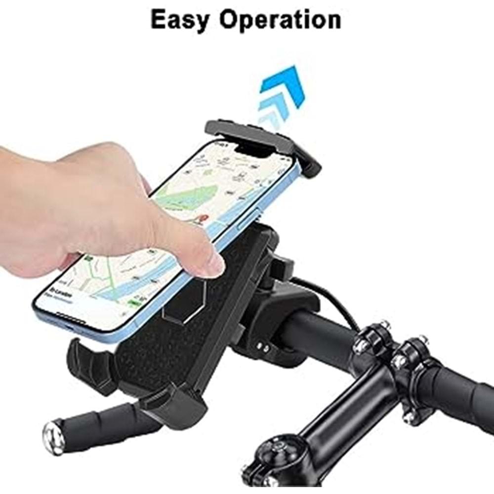 TE-DOS TD-H7538 BİCYCLE PHONE HOLDER FOR 3,7-6,5 PHONES BİSİKLET TELEFON TUTUCUSU