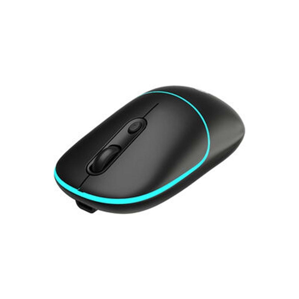 LECOO WS210 BLUETOOTH WİFİ 2.4G MOUSE SİYAH