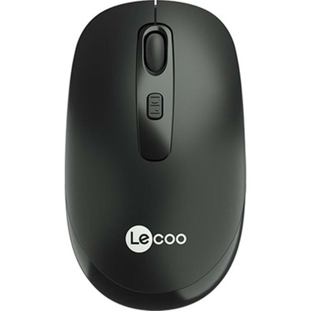 LECOO WS205 WİRELESS MOUSE SİYAH