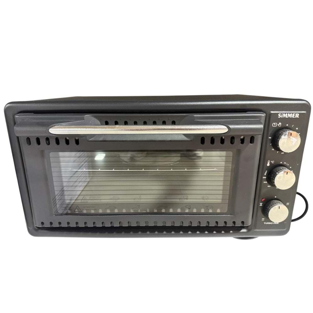 KUMTEL TURBO MİNİ FIRIN 45 LİTRE 1650W LX-3675