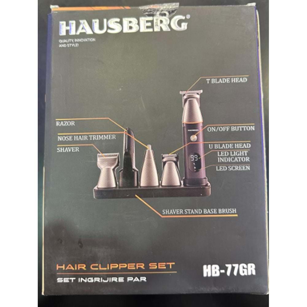 HAUSBERG HB77 ERKEK BAKIM TRAŞ SETİ