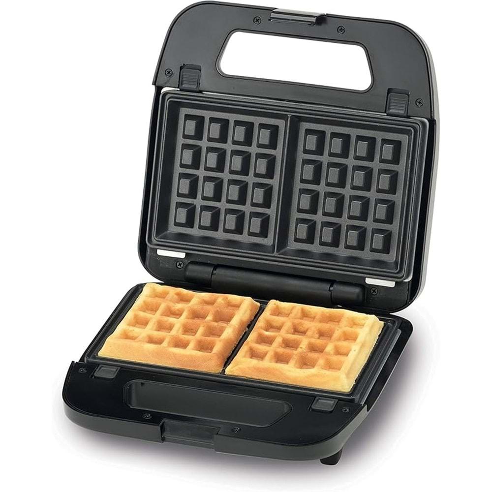 KENWOOD WAFFLE/SANDWİCH 3 TABAKLI İNOX TOST MAKİNESİ SMM02.000SI