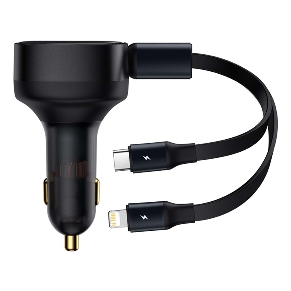 BASEUS CAR CHARGER 2İN1 CCTX-CL