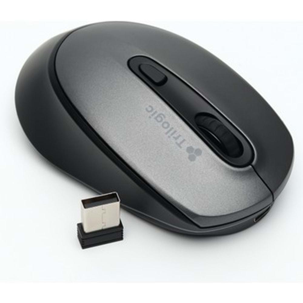 TRİLOGİC M700G KABLOSUZ RGB OYUNCU MOUSE GRİ