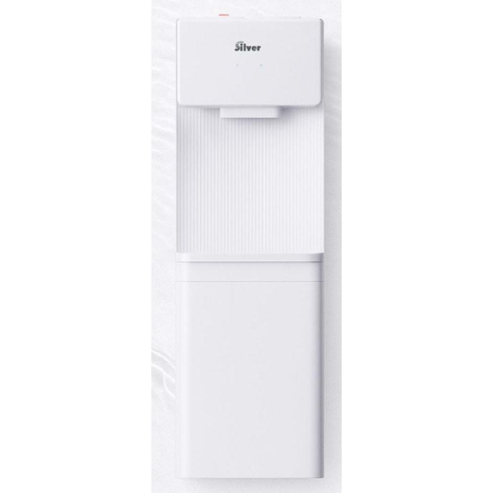 SİLVER ÜSTTEN DAMACANALI BEYAZ SU SEBİLİ AE-SS-03W