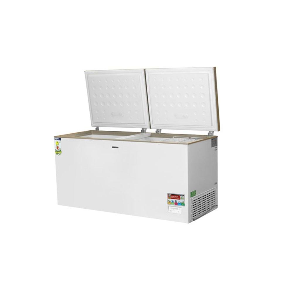 GEEPAS 550 LİTRE ÇİFT KAPILI YATAY DERİN DONDURUCU GCF55019