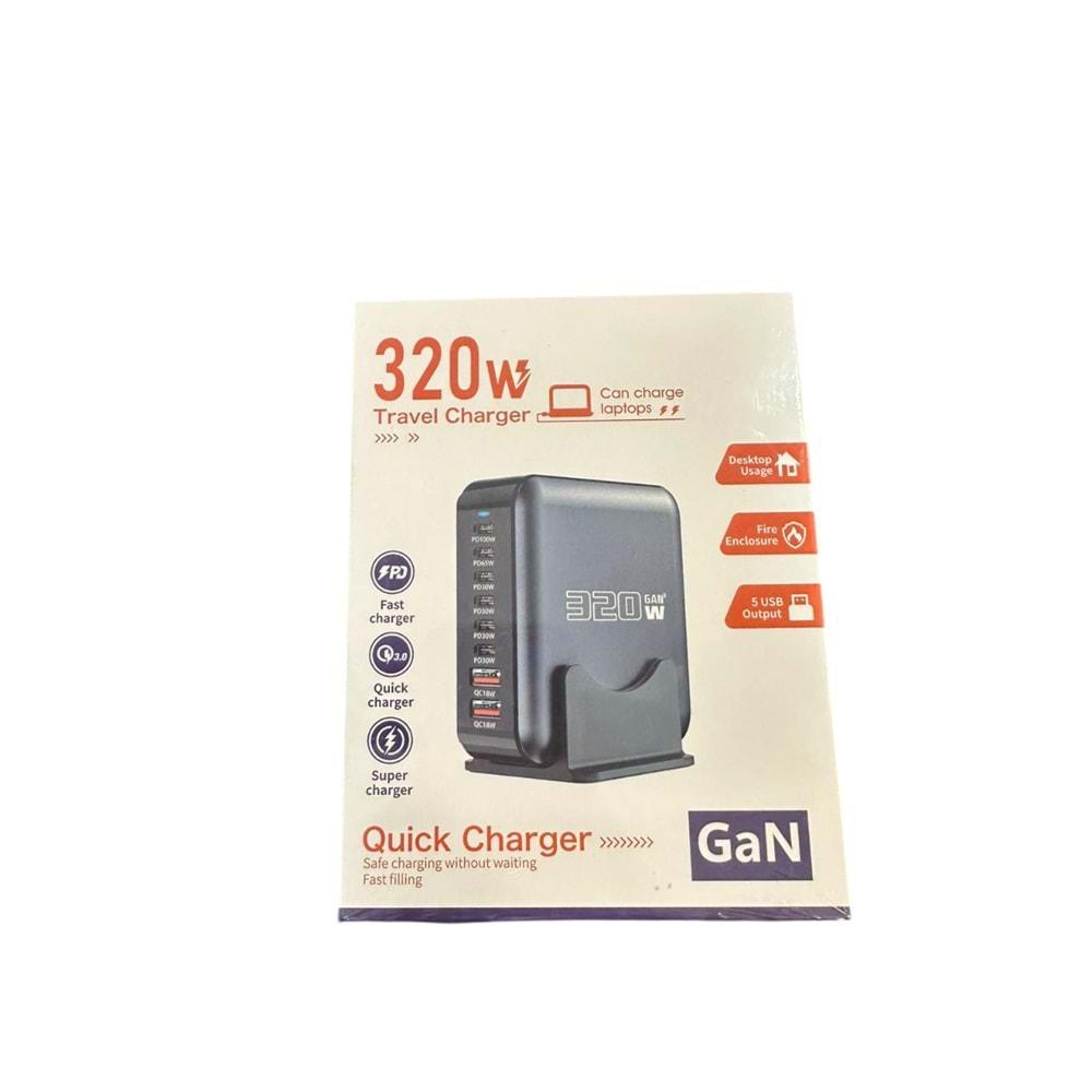 BOTEWO 320W 8 PORTLU HIZLI ŞARJ İSTASYONU YFY-IQ36