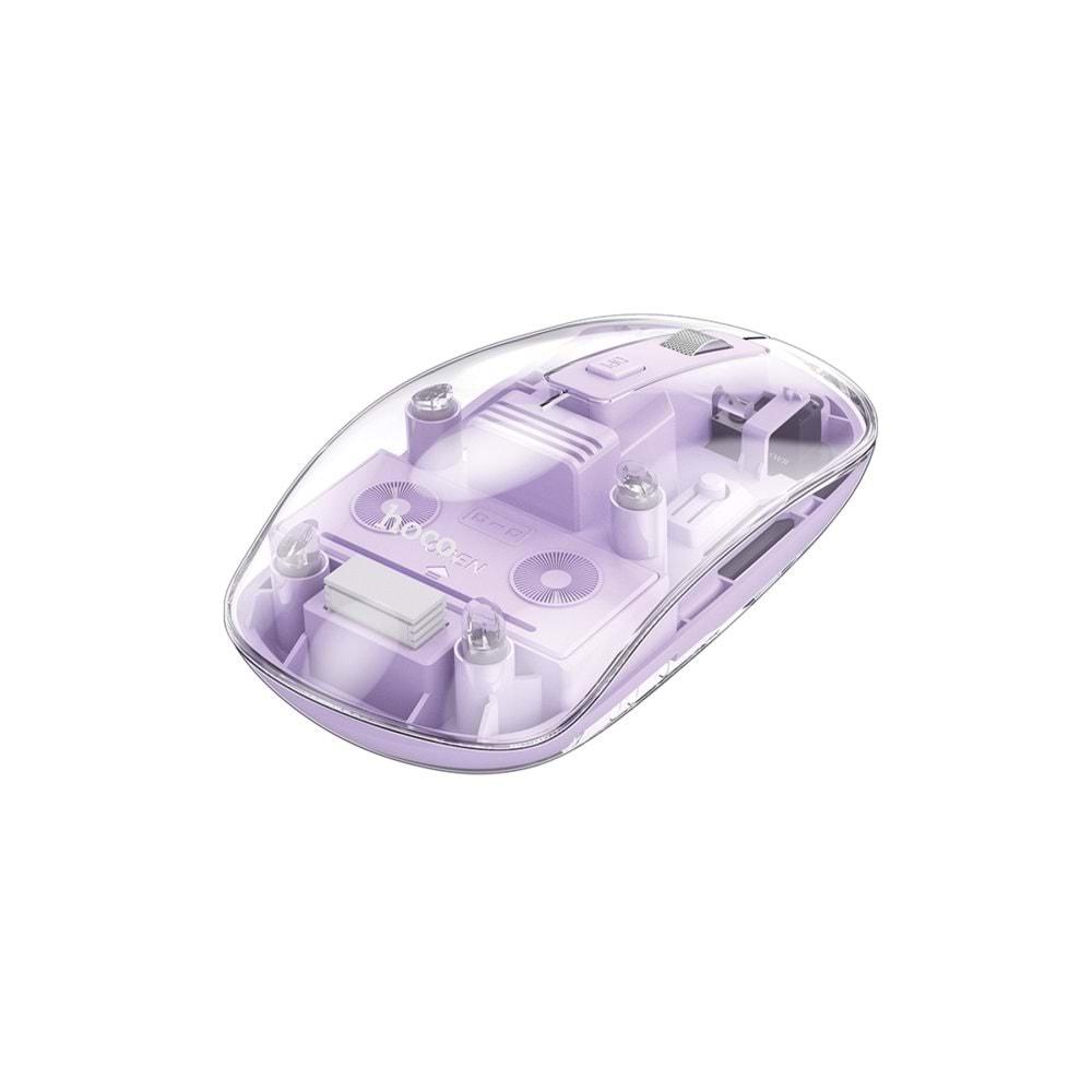 HOCO SESSİZ WİRELESS MOUSE GM29 MOR