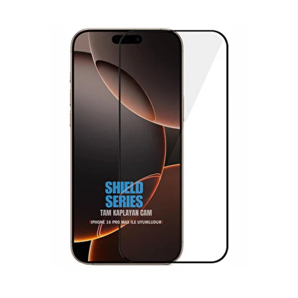 SUNİX 6D SİYAH KENAR 16 PRO MAX KIRILMAZ CAM