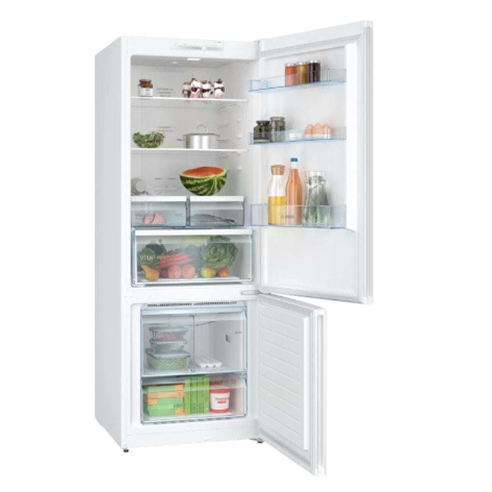 BOSCH KGN55VWEON 505 LİTRE A+ BEYAZ NO-FROST BUZDOLABI