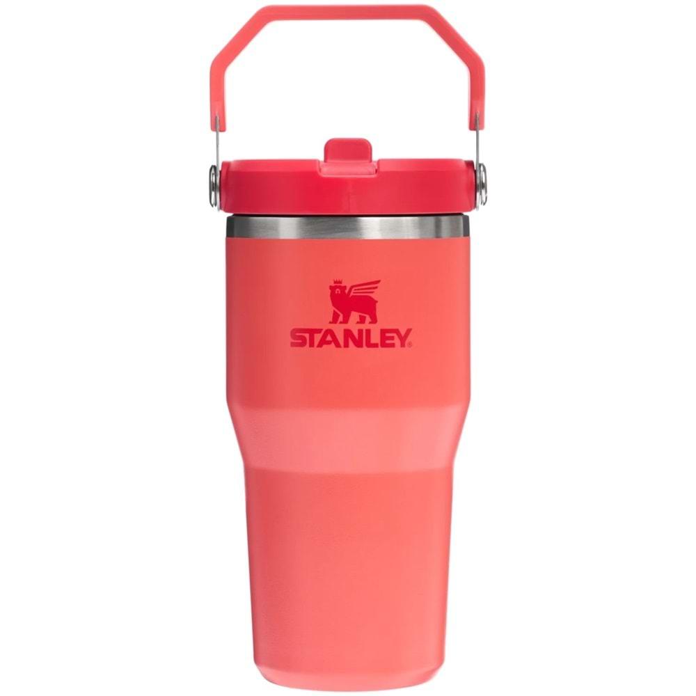 STANLEY İCEFLOW FLİP STRAW TUMBLER 590ML HOT CORAL