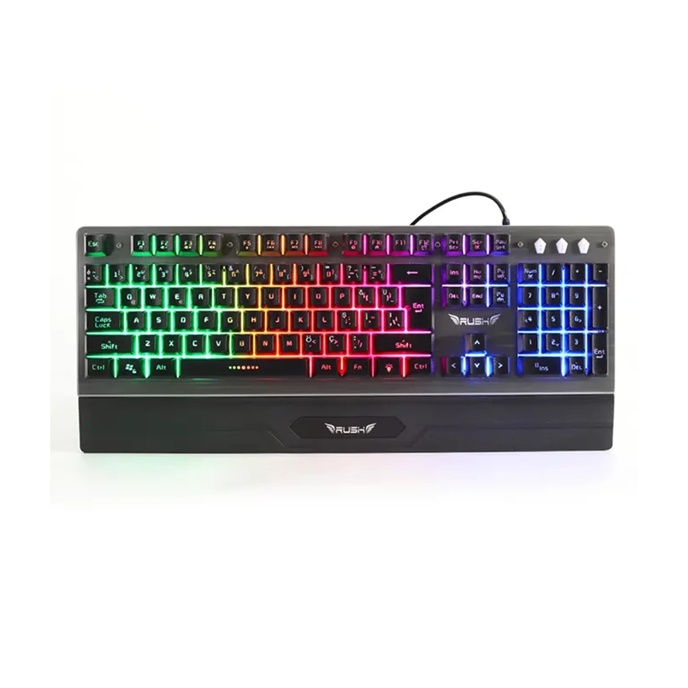 RUSH RK601 Q USB MEKANİK HİSLİ BİLEKLİKLİ KLAVYE