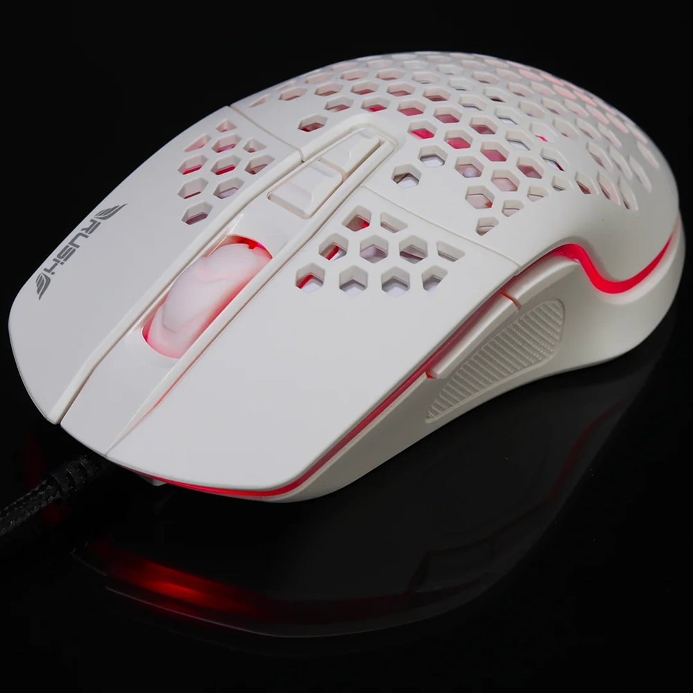 RUSH RM404 TREPAN OYUNCU MOUSE BEYAZ