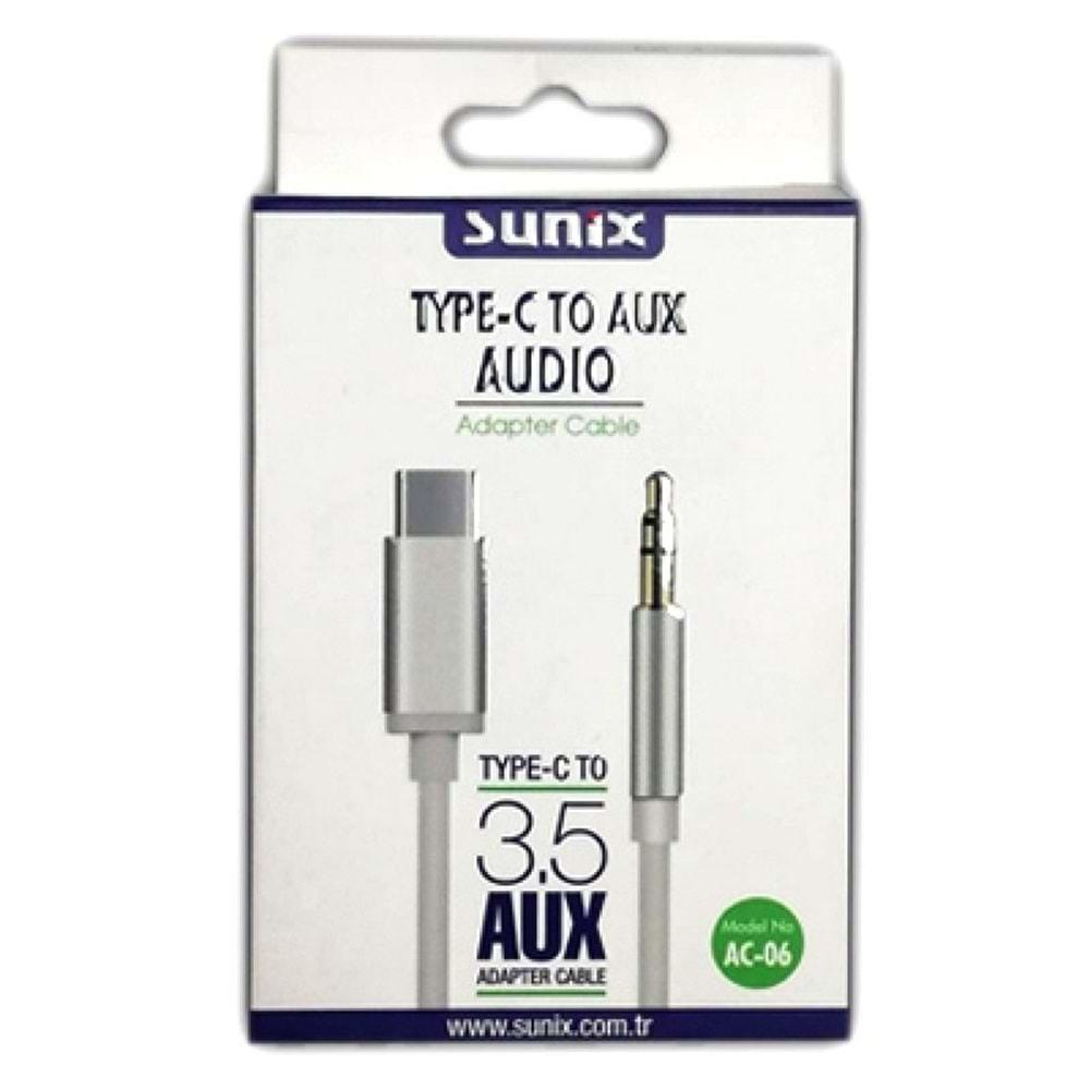 SUNİX AC-06 TYPE-C TO AUX AUDİO