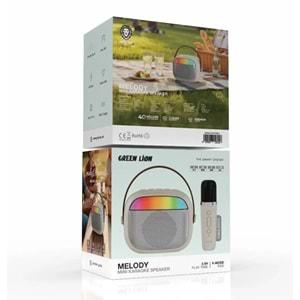 Green Lion Melody Mini Karaoke Hoparlör - Bej GNMLDYSP38BG