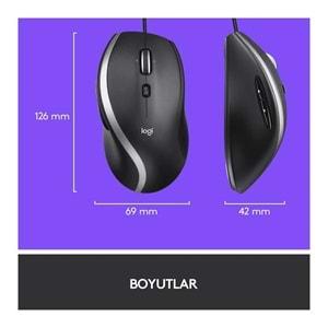 LOGİTECH M500S LASER KABLOLU MOUSE