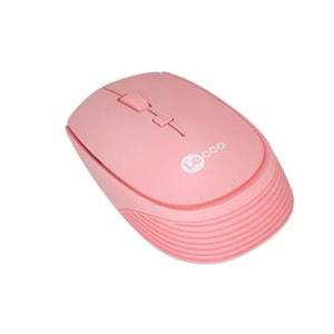 LECOO WS202 WİRELESS MOUSE PEMBE