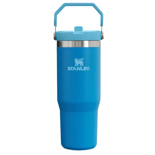STANLEY İCEFLOW FLİP STRAW TUMBLER 30 OZ 890ML BLUE SKY
