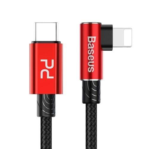 BASEUS MVP ELBOW SERİES 1.5A LİGHTİNİNG DATA CHARGE CABLE 2M RED