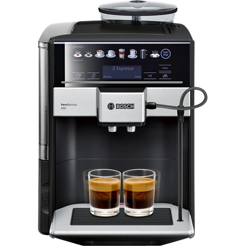 BOSCH Tam Otomatik Kahve Makinesi Vero Barista 400 Metalik Safir Siyahı - TIS65429RW