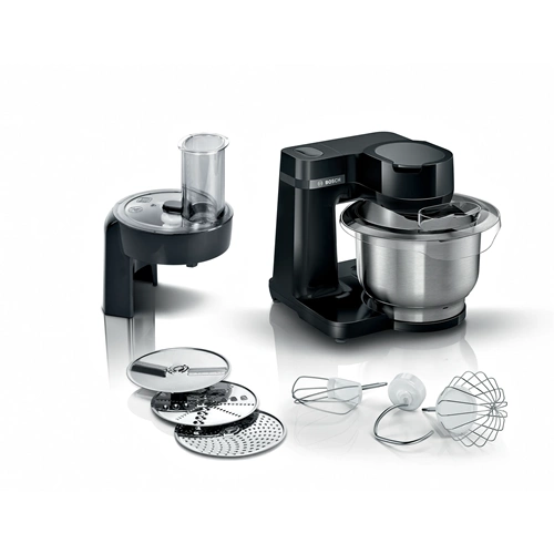 BOSCH MUMS2EB01 Yoğurma Makinesi MUM Serie | 2 Black Kneading + Whisk + Mixing + Slicer 700 watts. 3.8L