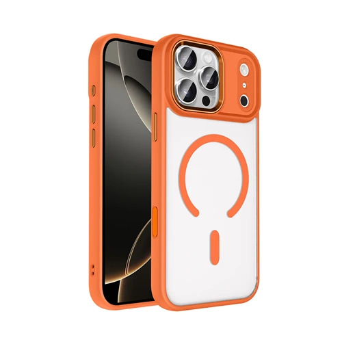 SUNİX ORANGE KILIF İPHONE 17 PRO BEYAZ/GRİ