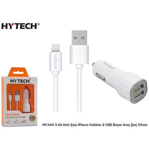 HYTECH CAR CHARGER FAST 3.4A LİGHTNİNG HY-X44