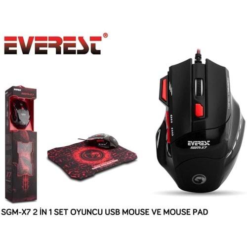 EVEREST GAMING MOUSE & MOUSE PAD SET