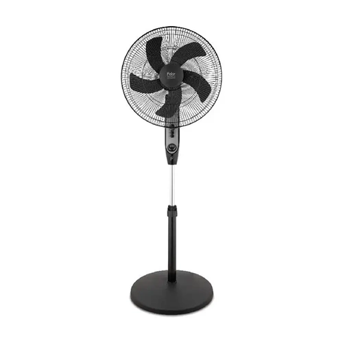 FAKIR SV 1060 AYAKLI VANTİLATÖR - 60W GÜÇLÜ MOTOR - ZAMANLAYICI ÖZELLİKLİ VE 3 KADEMELİ HIZ AYARLI STAND FAN - SİYAH