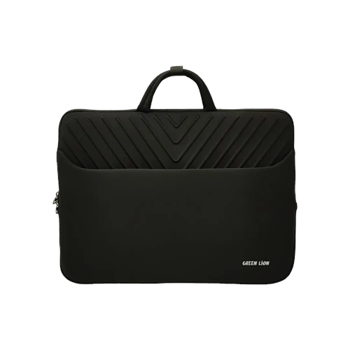 Green Lion Orbit İnce Laptop El Çantası Kılıfı - Siyah GNOBTSLVBGBK