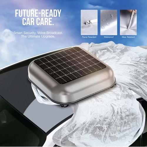 GREEN LİON GNSOLAUCARGY SOLAR AUTO OTOMATİK ARAÇ ÖRTÜSÜ - GRİ