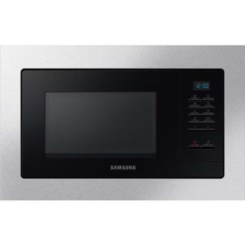 SAMSUNG 22 LİTRE ANKASTRE SİLVER ÇERÇEVELİ MİKRODALGA MG23A7013CT/EO