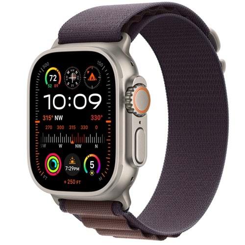 APPLE WATCH ULTRA 2 49MM TİTANİUM İNDİGO ALPİNE LOOP