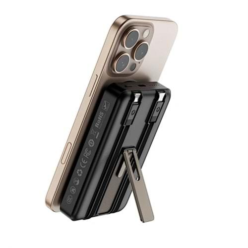WİWU ELİTE 10000mAh KABLOLU MAGSAFE POWERBANK P056