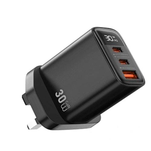 WİWU GAN HIZLI ŞARJ ADAPTÖR 30W G010
