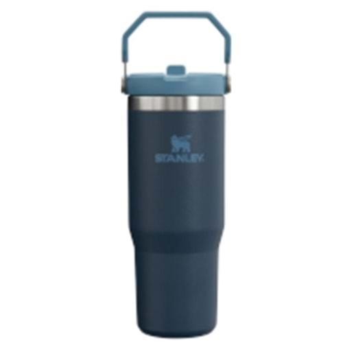 STANLEY İCEFLOW FLİP STRAW TUMBLER 590ML LACİVERT