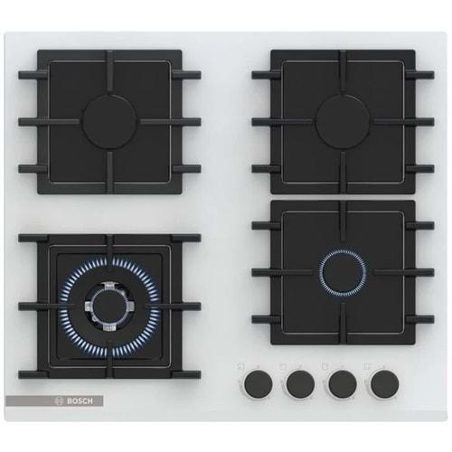 BOSCH PNK6B2P40R WOKLU ANKASTRE BEYAZ CAM OCAK