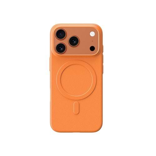 SUNİX DUAL İPHONE 17 PRO MAX MAG SAFE KILIF TURUNCU