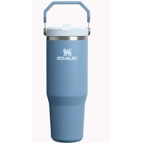 STANLEY İCEFLOW FLİP STRAW TUMBLER 590ML MAVİ