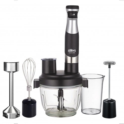 STİLEVS TANTO PRO 1500 W-EL BLENDER SETİ SİYAH&İNOX