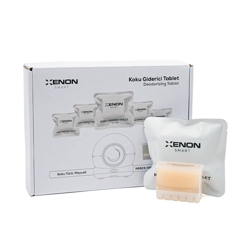 XENON SMART AKILLI KEDİ TUVALETİ 5Lİ KOKU GİDERİCİ TABLET X8623 VE X8624 UYUMLU KOKU TABLETİ X8789