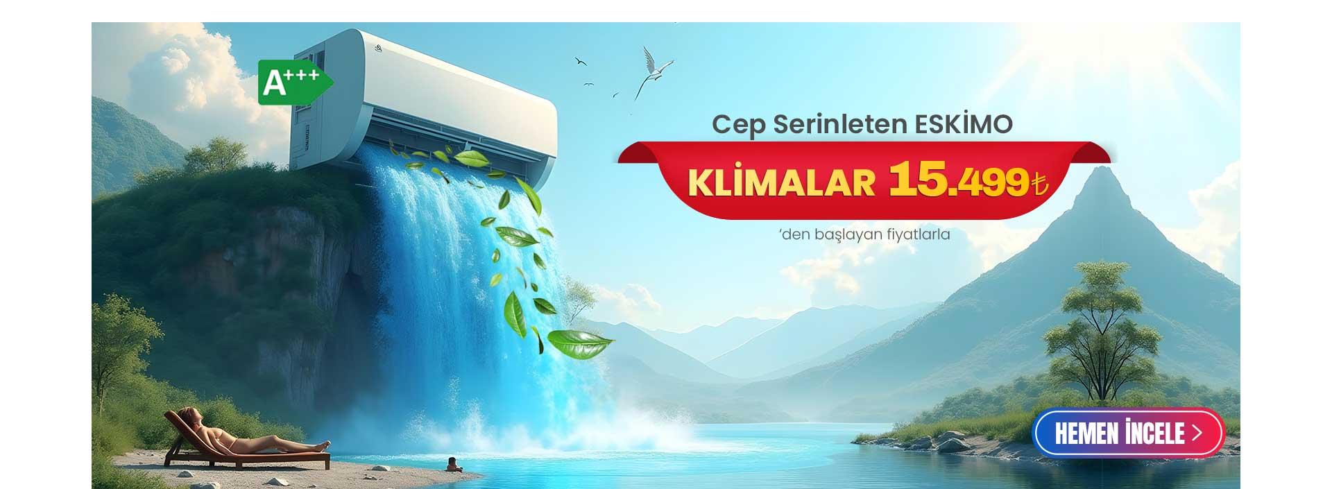 eskimo klimalar indirimli fiyata aircondition