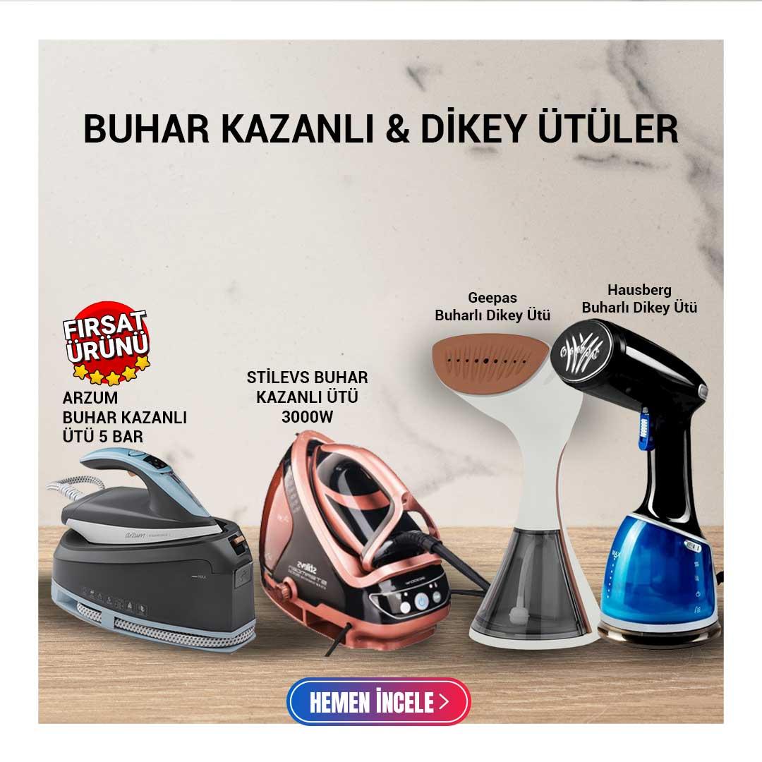 buhar kazanlı ütü, dikey el ütüsü, arzum, stilevs, geepas