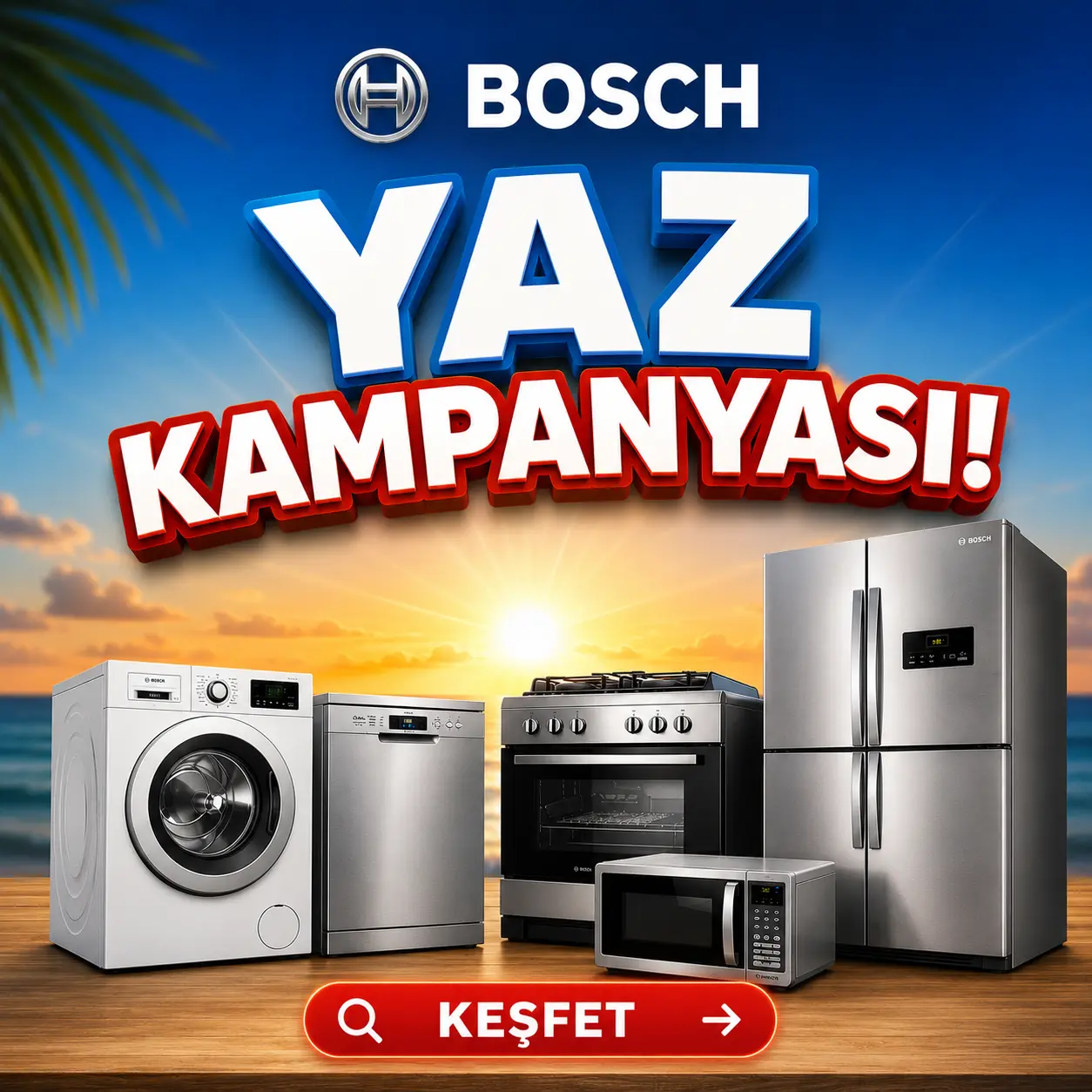 Kıbrıs bosch beyaz eşya kampanyası